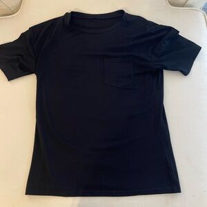 Classic Black T-Shirt with Pocket